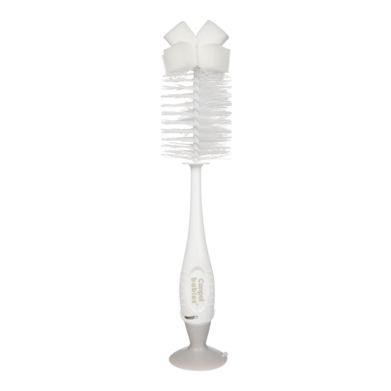 CANPOL BABIES Kefa na čistenie fliaš s prísavkou