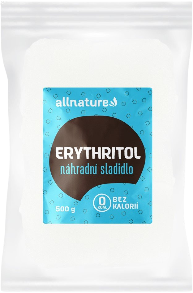 Allnature Erythritol sladidlo bez kalórií 500 g kúpite na Pilulka.sk