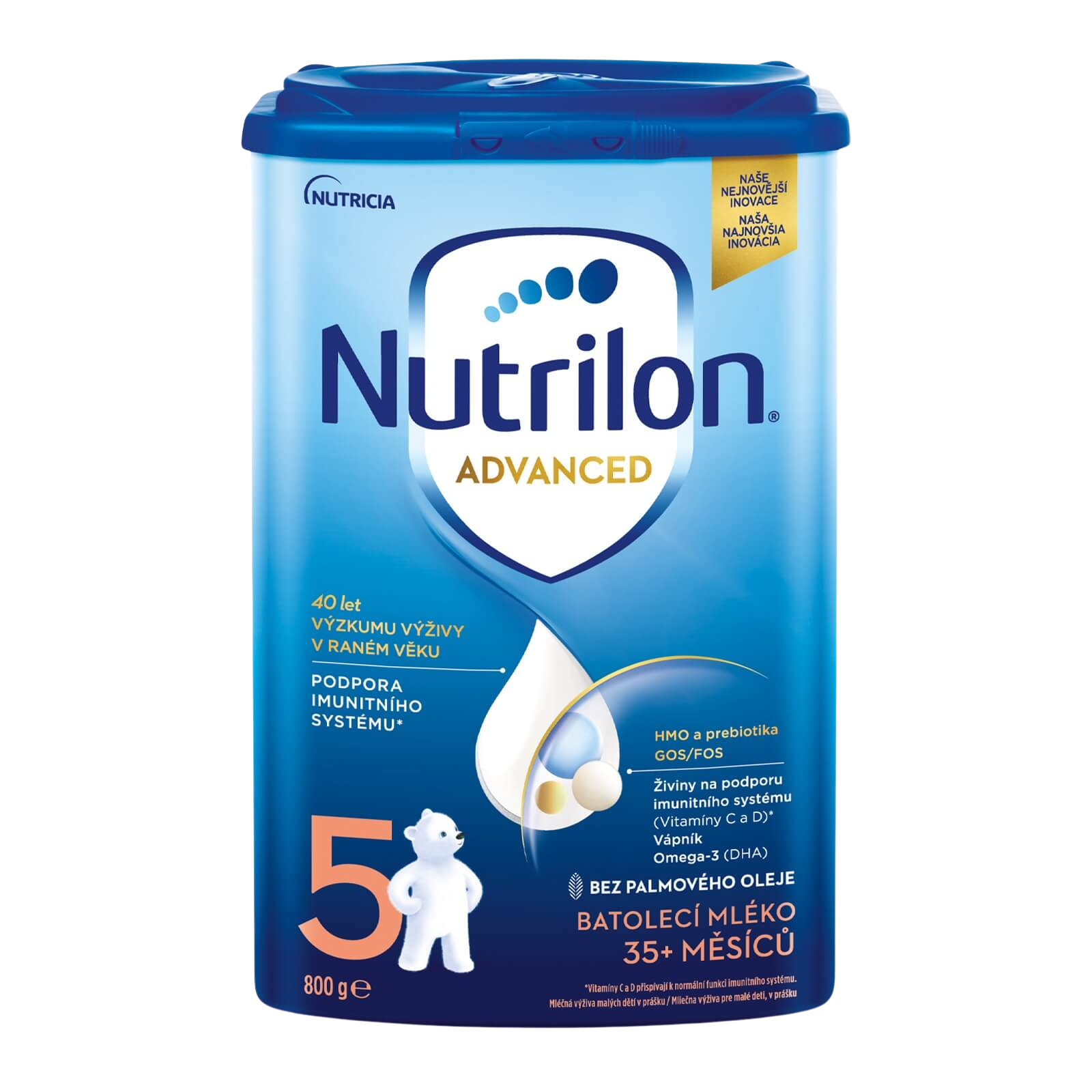 Nutrilon 5, Batoľacia mliečna výživa v prášku (od 35 mesiacov ), 800 g