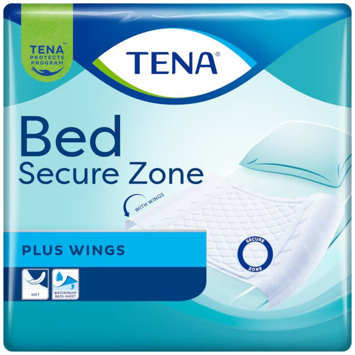 Tena Bed Plus Wings se záložkami 180 x 80 20 ks