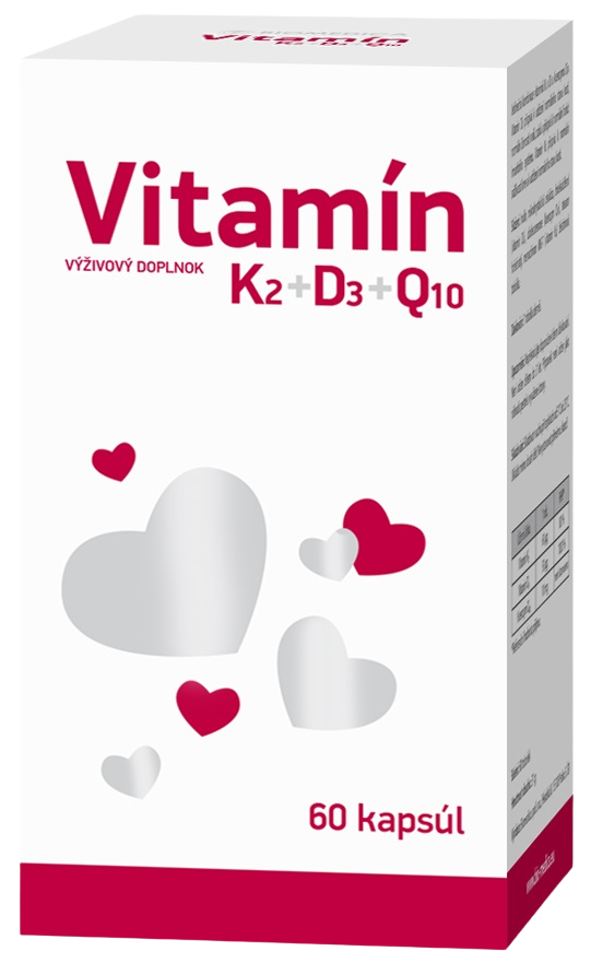 BIOMEDICA Vitamín K2+D3+Q10 60 kapsúl