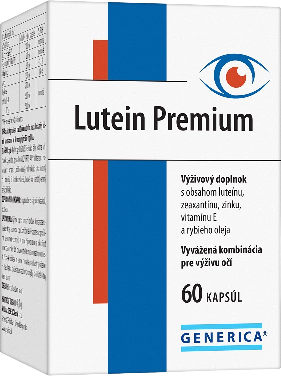 GENERICA Lutein Premium 60 kapsúl kúpite na Pilulka.sk