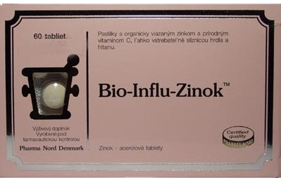 Pharma Nord BIO-INFLU-ZINOK 60 tabliet
