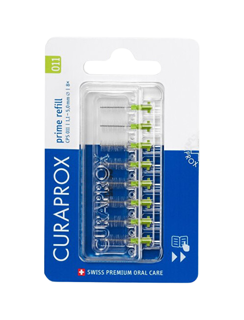 CURAPROX CPS 011 Prime Refill Náhradná medzizubná kefka 8 ks