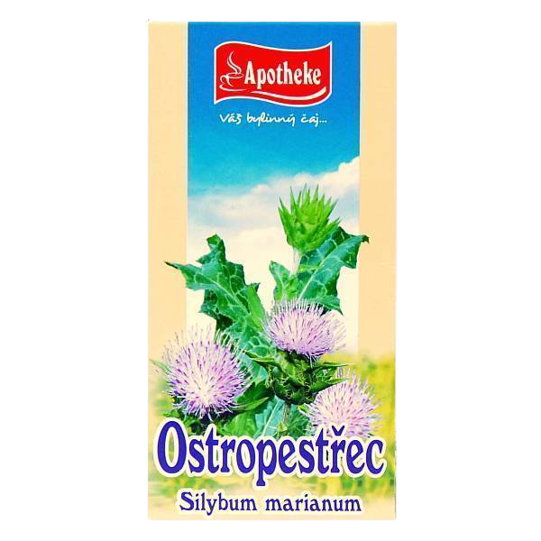 APOTHEKE Čaj Pestrec Mariálnsky 20 x 2 g