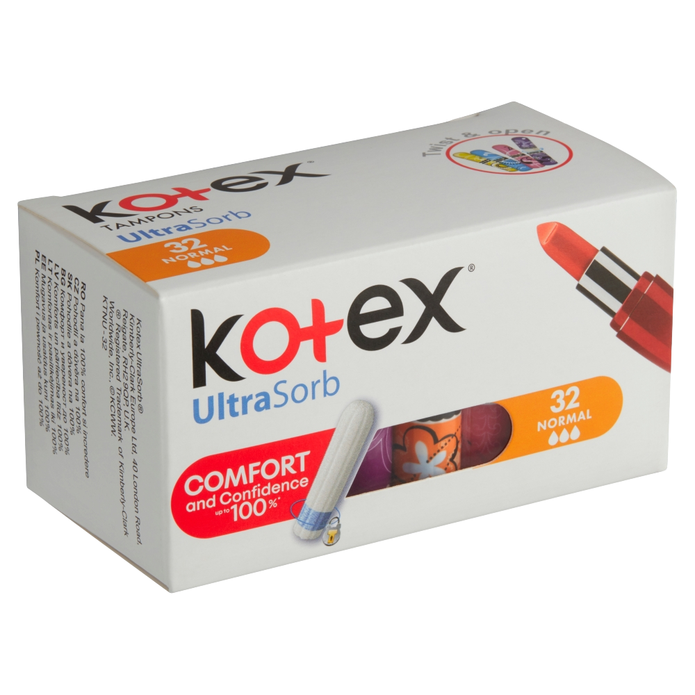 KOTEX® ® Tampóny Ultra Sorb Normal 32 ks
