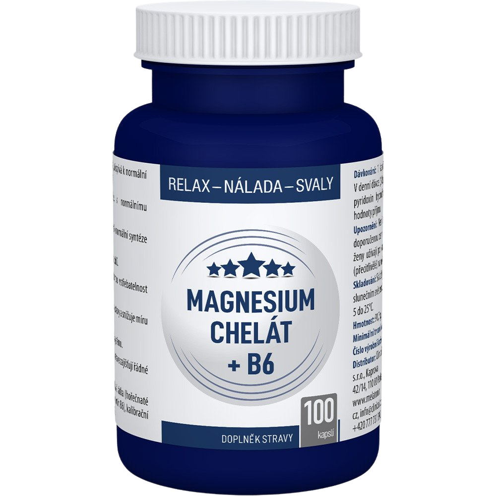 Magnesium chelát + B6 cps.100