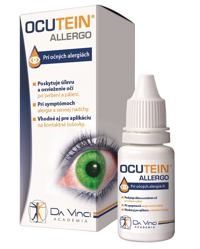 Da Vinci Academia Ocutein Allergo očné kvapky na zmiernenie prejavov alergií 15 ml kúpite na Pilulka.sk