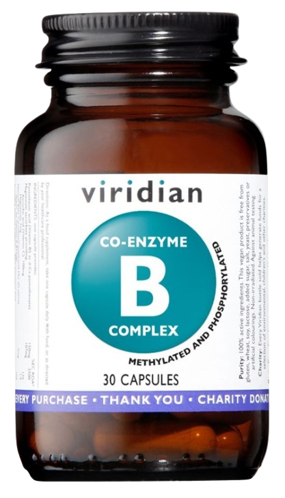 VIRIDIAN Co-enzyme B Complex 30 kapsúl