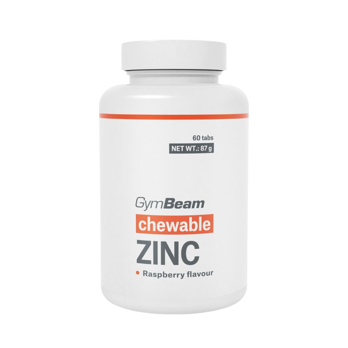GYMBEAM Chewable Zinek, tablety na cucání malina 60 tablet