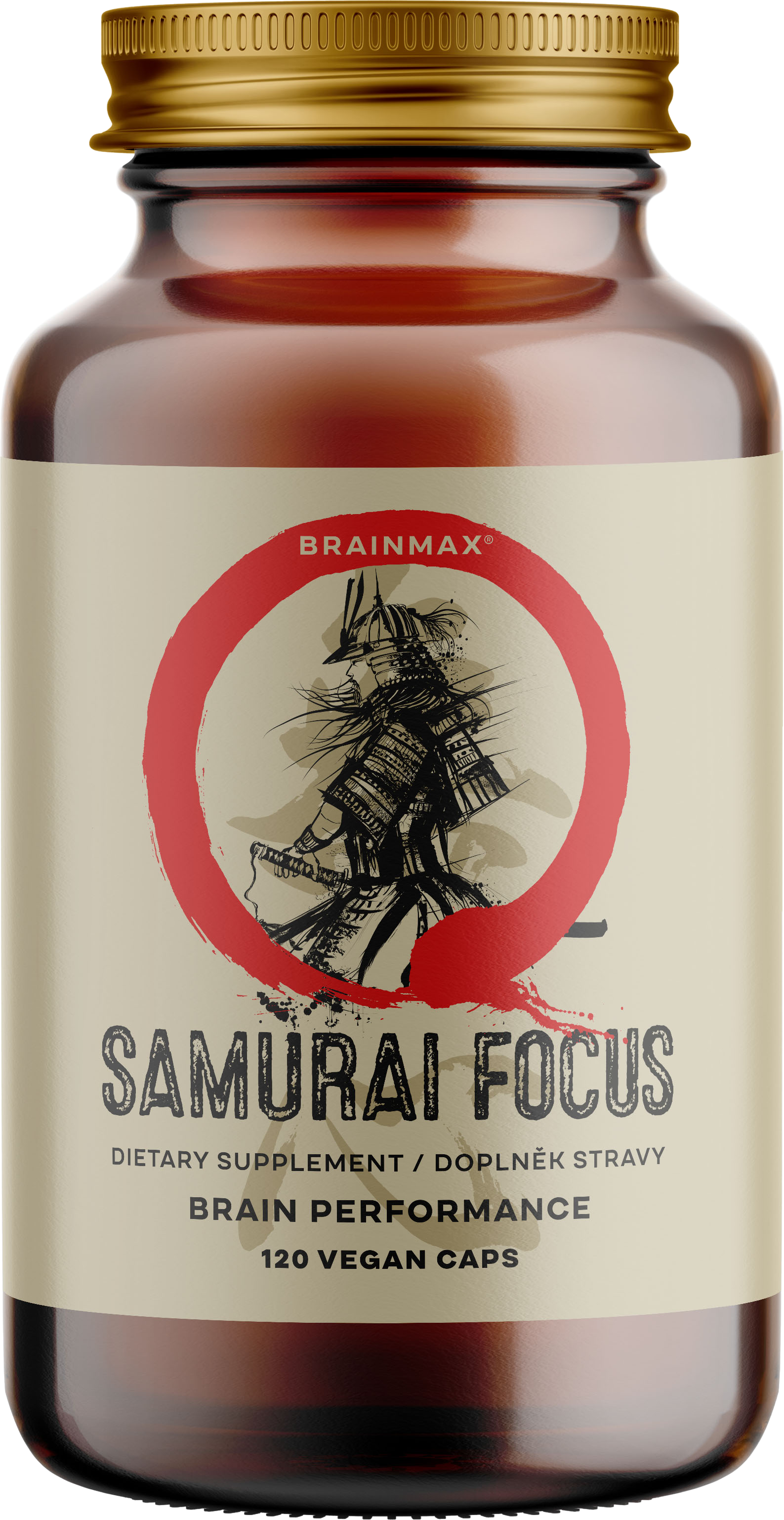 BRAINMAX Samurai Focus 120 kapslí