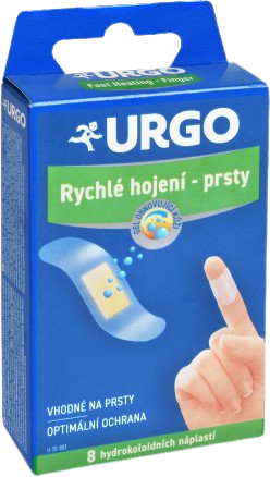 URGO FAST Healing finger hydrokoloidná náplasť 8 kusov