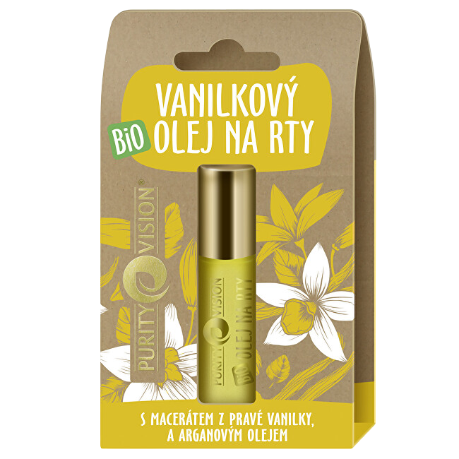 PURITY VISION Vanilkový olej na pery BIO 10 ml