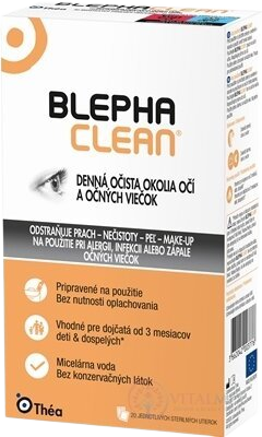 BLEPHACLEAN 20 sterilných tampónov kúpite na Pilulka.sk