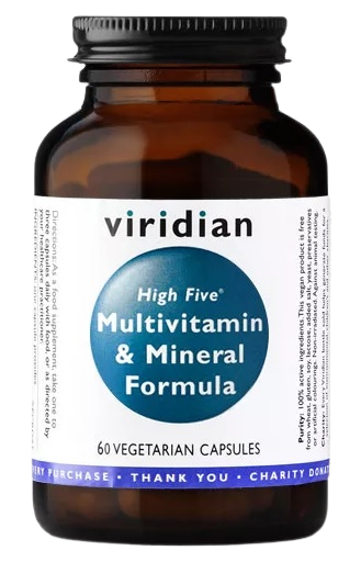 Viridian Nutrition Multivitamin High Five Formula komplexný multivitamín s minerálmi 60 cps