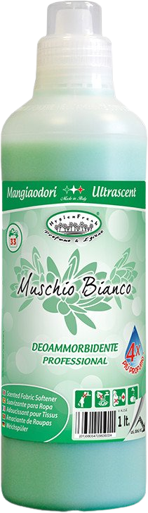 HYGIENFRESH Muschio Bianco koncentrovaný zmäkčovač tkanín 1 l