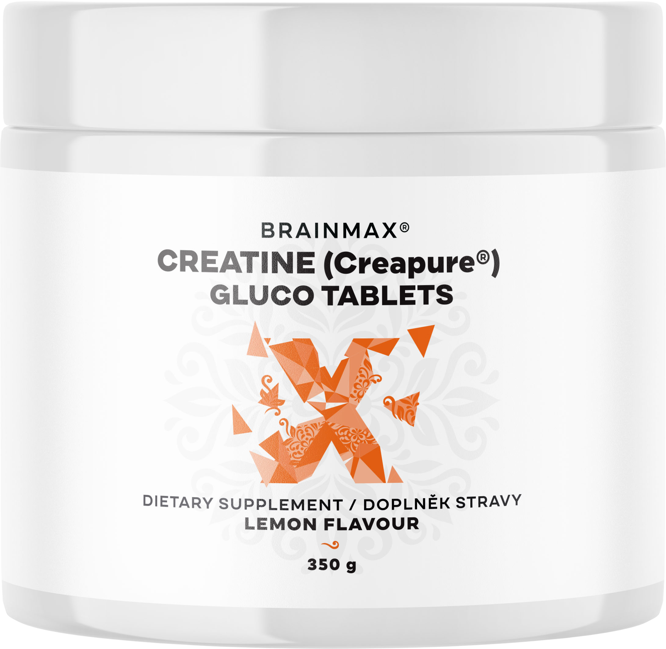 BRAINMAX Kreatin monohydrát tablety, Citrón 115 tablet