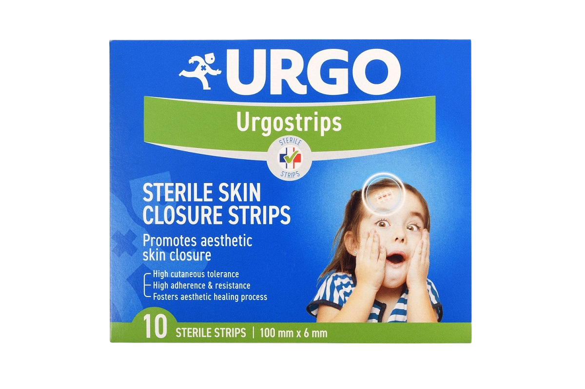 URGO Strips fixačné náplasťové stehy 100 x 6 mm 10 kusov kúpite na Pilulka.sk
