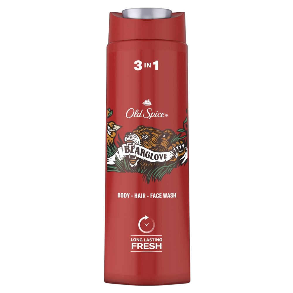 OLD SPICE Bearglove Sprchový gél a šampón pre mužov 400 ml