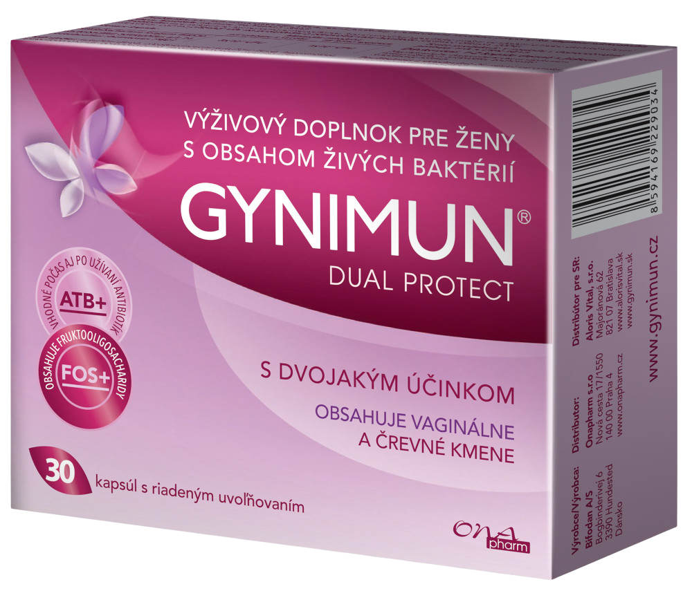 Gynimun DUAL PROTECT s riadeným uvoľňovaním 30 kapsúl