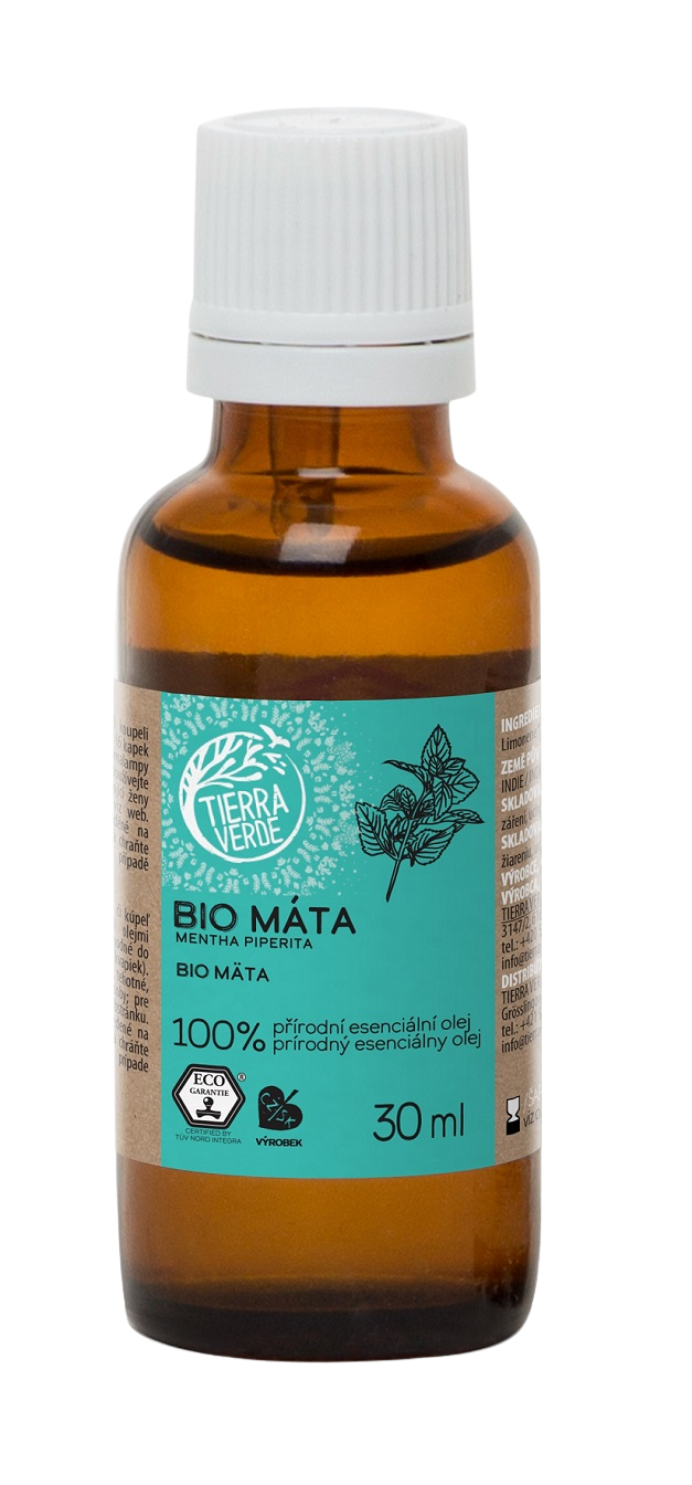 TIERRA VERDE Esenciálny olej BIO Mäta 30 ml kúpite na Pilulka.sk