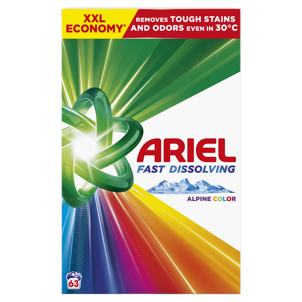 ARIEL Prací prášek, Color, 63 praní, 3.5 kg