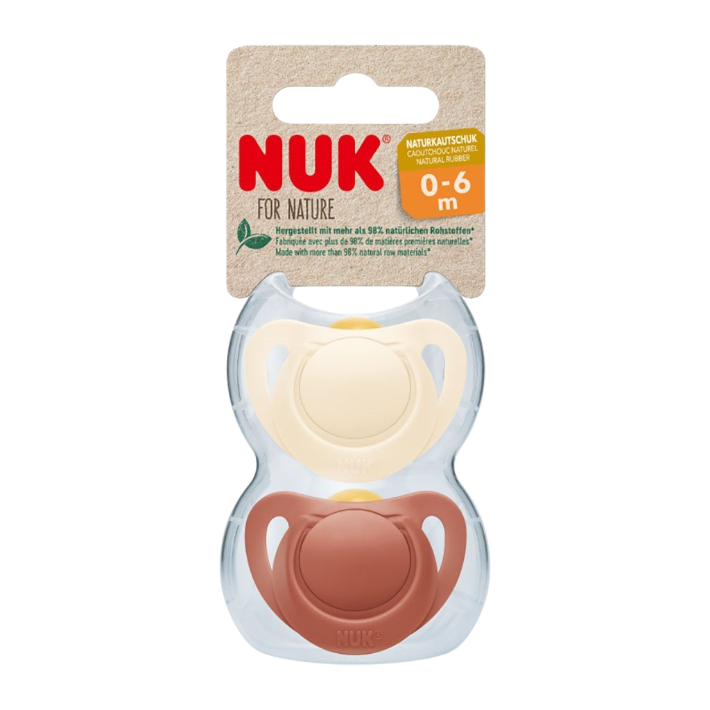 NUK For Nature Dudlík latex 0-6m box 2 ks koupíte na Pilulka.cz