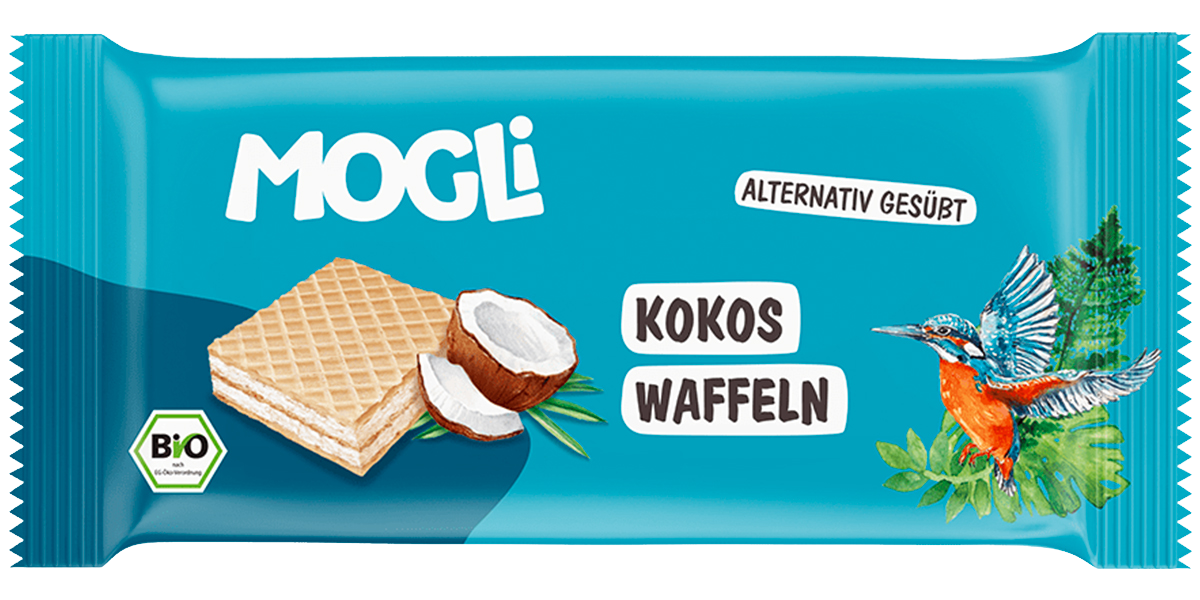 MOGLI Bio kokosové oplatky 15 g