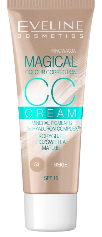 EVELINE CC Cream Magical Colour Correction - béžová 30 ml