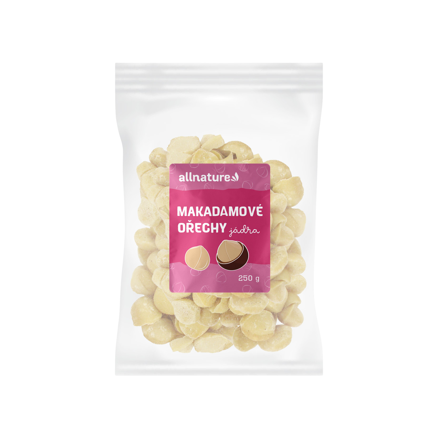 Allnature Makadamové orechy orechy natural 250 g