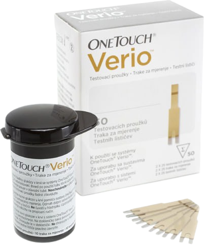 ONETOUCH Testovacie prúžky OneTouch Verio 50 ks