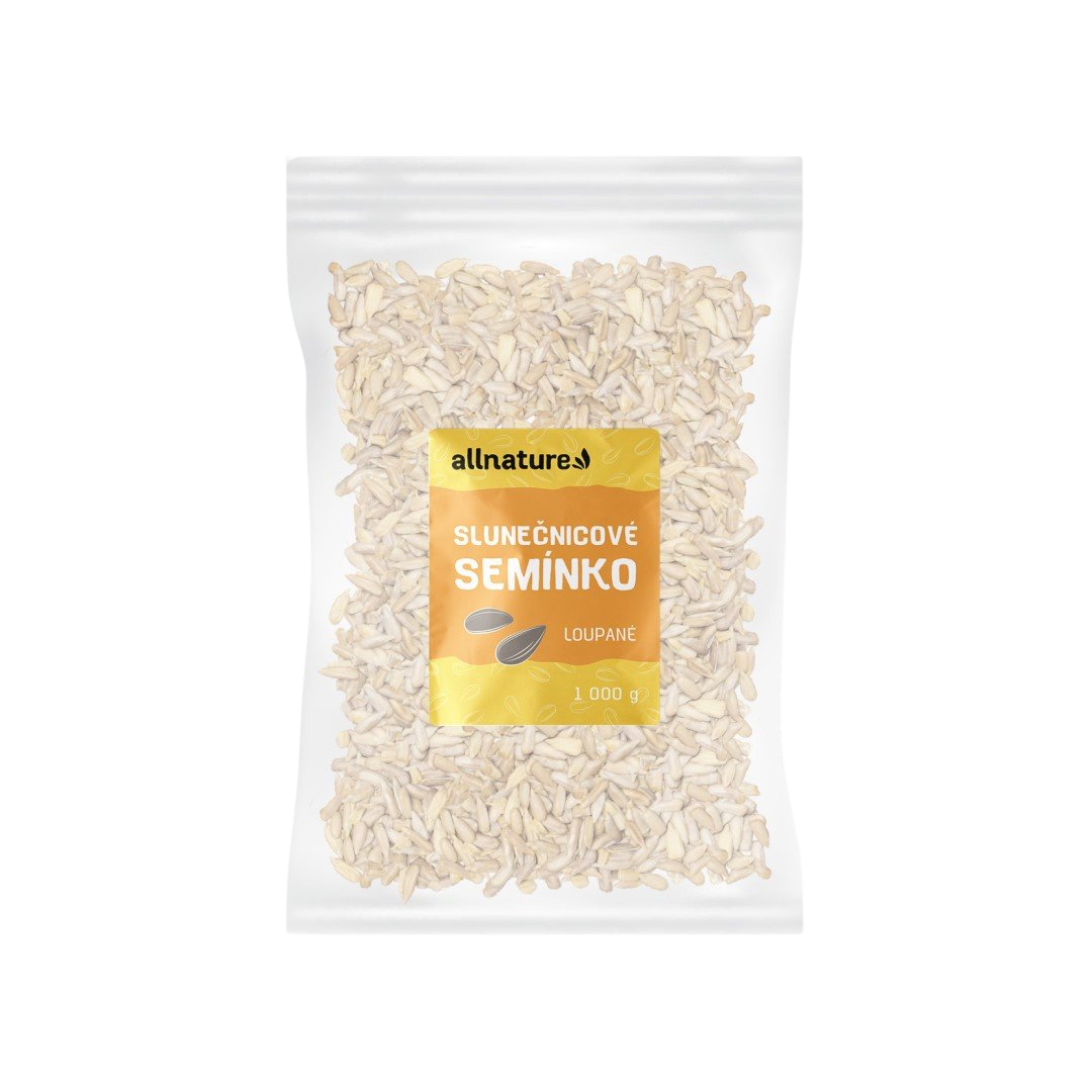 Allnature Slnečnicové semienko lúpané semienka lúpané 1000 g