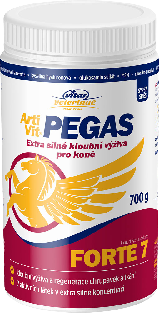 VITAR Veterinae ArtiVit Pegas Forte 7 prášok kĺbová výživa pre kone 700 g kúpite na Pilulka.sk