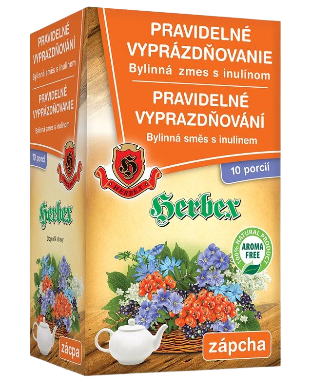 HERBEX Bylinná zmes s inulínom pravidelné vyprázdńovanie 140 g kúpite na Pilulka.sk