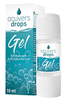 Ocuvers drops Gel - očné kvapky na báze hyaluronátu sodného 0,3%, 10 ml