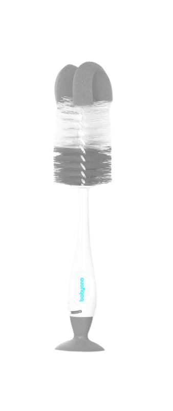 BABYONO Kefa na čistenie fliaš a cumlíkov 2v1 s prísavkou - sivá kúpite na Pilulka.sk