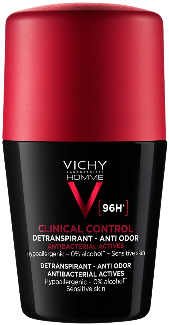 VICHY Homme 96h Detranspirant proti zápachu roll-on 50 ml