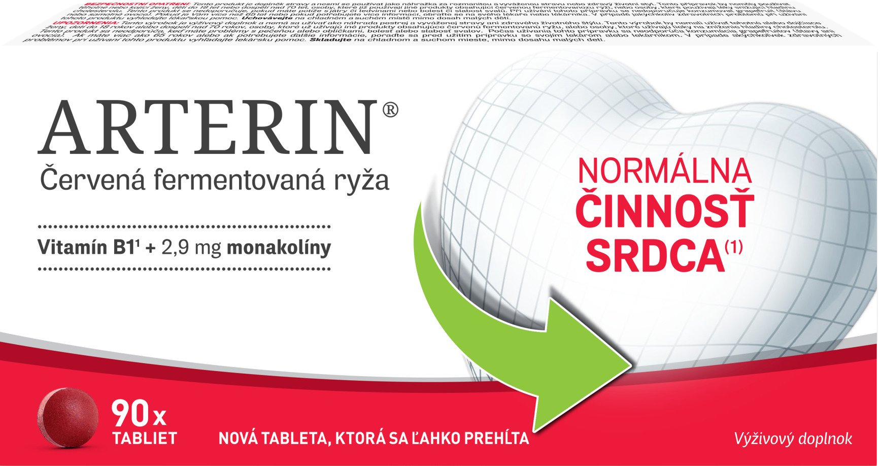 Arterin 2.9 mg 90 tabliet