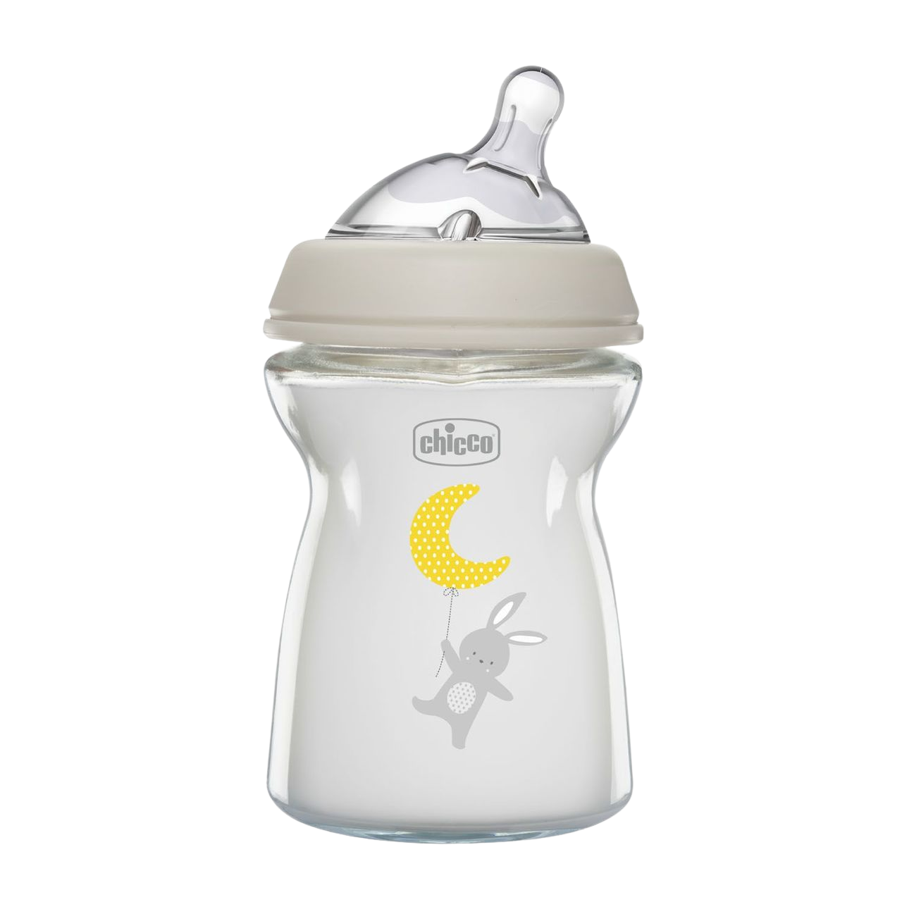 CHICCO Fľaša dojčenská sklo Natural Feeling neutral 0m+ 250 ml