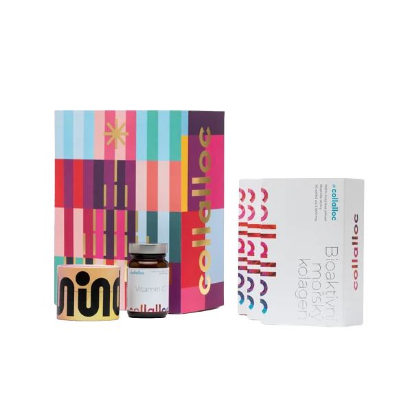 COLLALLOC kolagen 3x30x3.3g + vitamín C 60g + mind 25 tablet 60 g