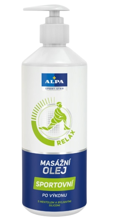 ALPA masážný olej s mentolom športový 500 ml kúpite na Pilulka.sk