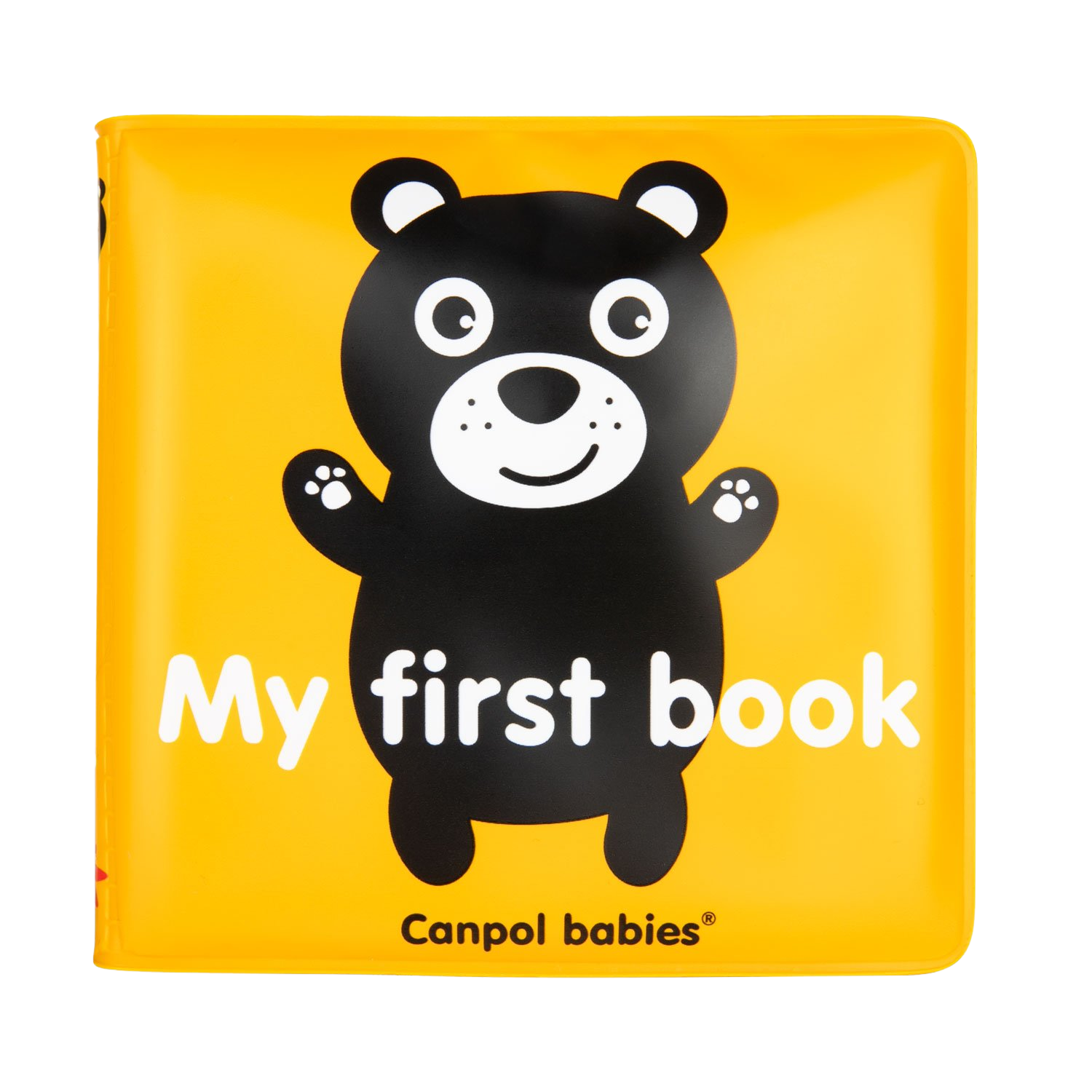 CANPOL BABIES Mäkká knižka pískacia - Sensory Toys