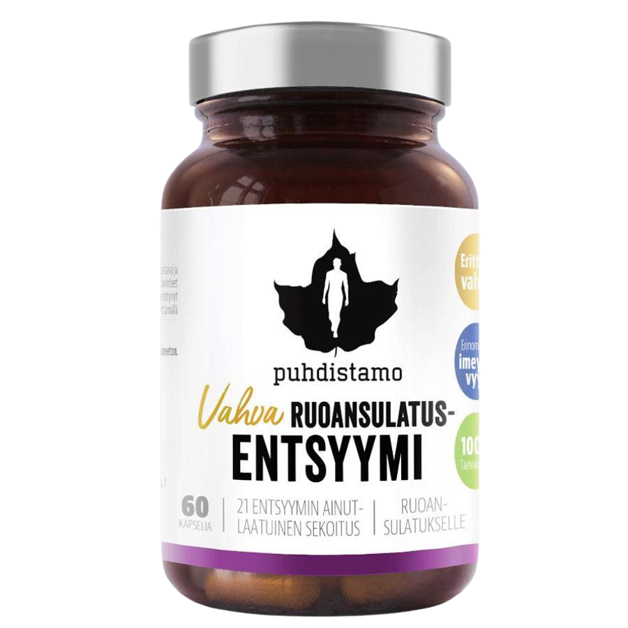 PUHDISTAMO Super digestive enzymes 60 kapsúl