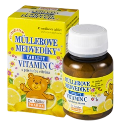Dr. Müller Medvede Müller® - citrón tablety na cmúľanie na posilnenie imunity 45 tbl