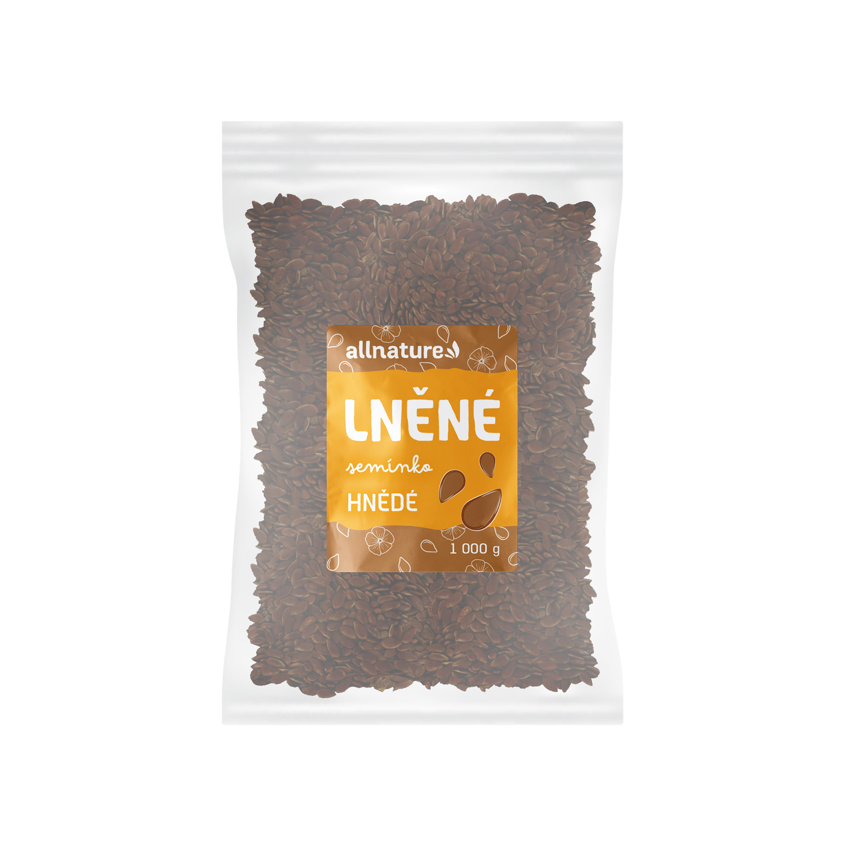 Allnature Ľanové semienko hnedé semienka 1000 g