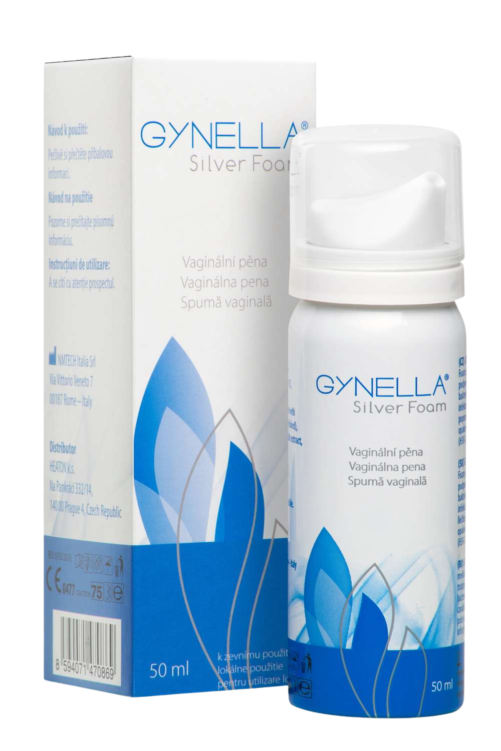 GYNELLA Silver Foam vaginálna pena 50 ml kúpite na Pilulka.sk