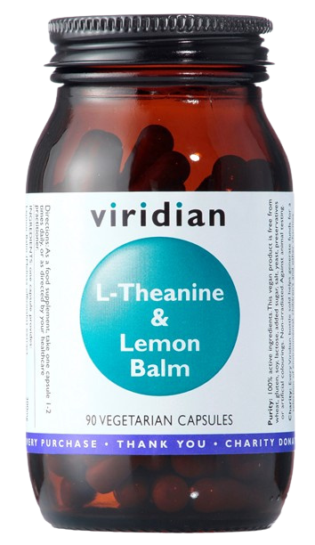 VIRIDIAN L-Theanine & Lemon Balm 90 kapsúl