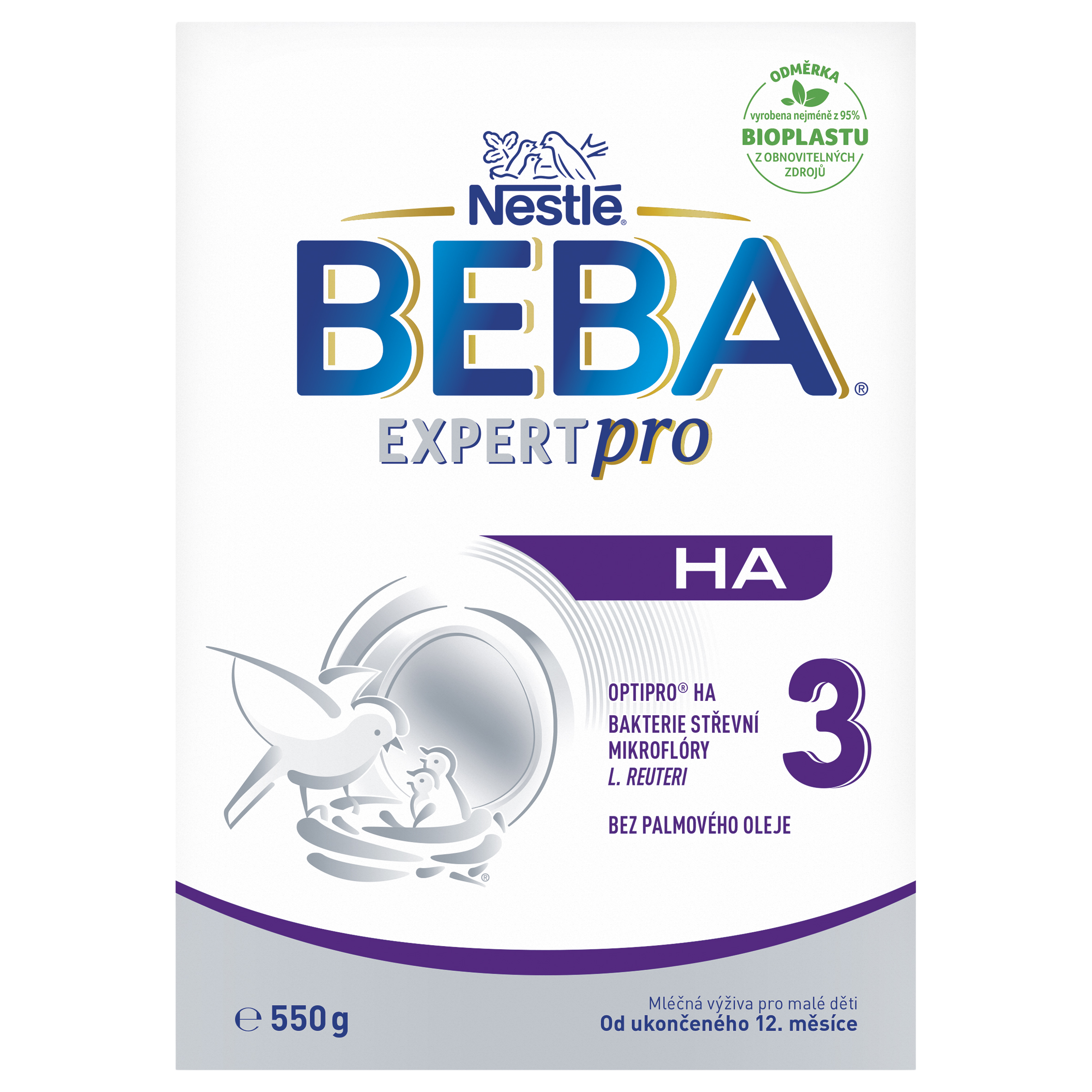 NESTLÉ BEBA Expertpro HA 3, mléčná výživa pro malé děti 550 g
