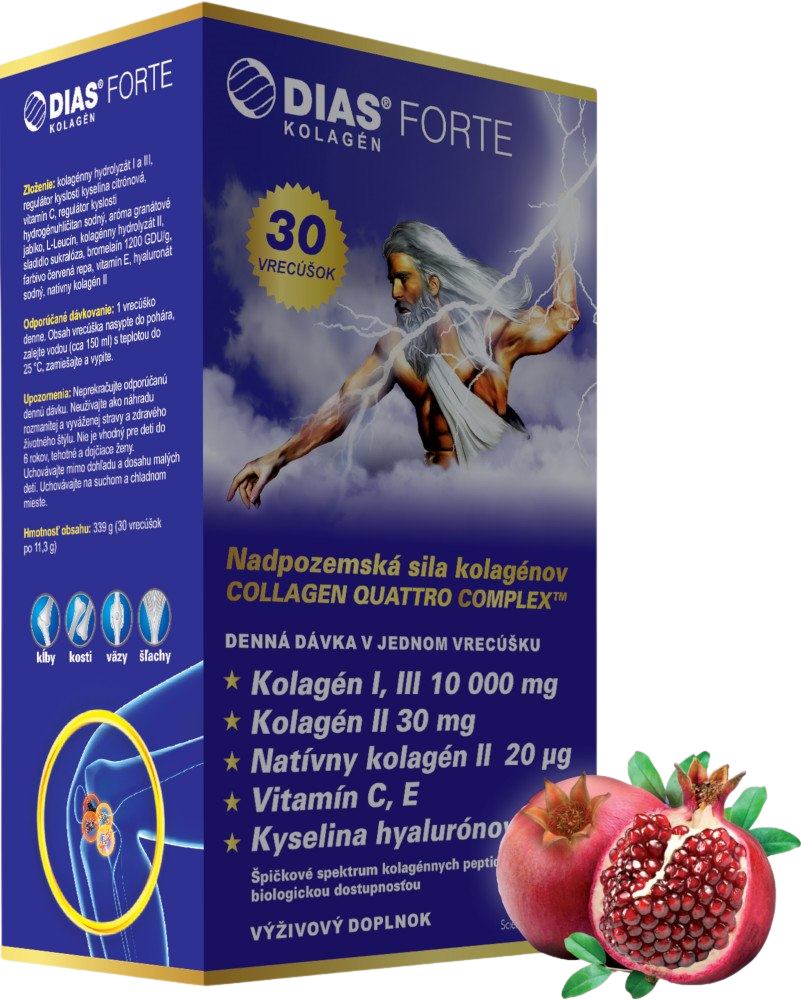 DIAS FORTE Kolagén granátové jablko 30 vreciek kúpite na Pilulka.sk