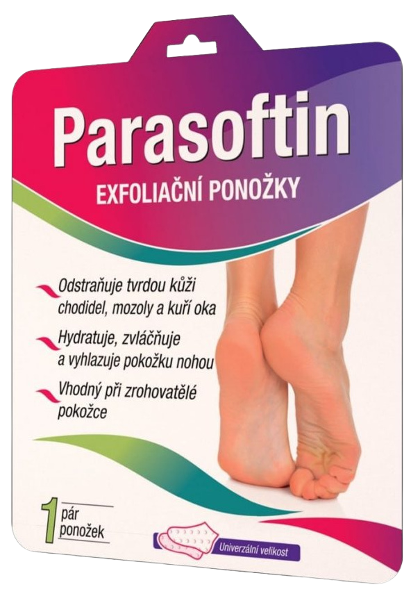 PARASOFTIN exfoliačné ponožky 1 pár